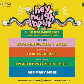 GET YOUR 'HEY NEIGHBOUR' TICKETS